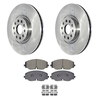 DuraGo® - Plain Front Brake Kit with Ceramic Pads