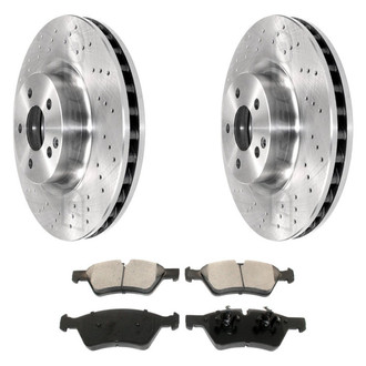 DuraGo® - Drilled Front Brake Kit with Ceramic Pads