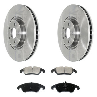 DuraGo® - Plain Front Brake Kit with Ceramic Pads