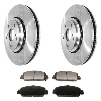 DuraGo® - Plain Front Brake Kit with Ceramic Pads