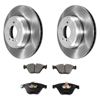 DuraGo® - 1-Piece Plain Brake Kit with Ceramic Brake Pads