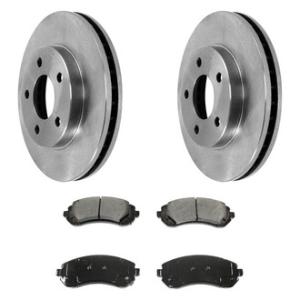 DuraGo® - Premium™ Plain Brake Kit with Semi-Metallic Pads