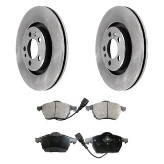 DuraGo® - Premium™ Plain Brake Kit with Semi-Metallic Pads