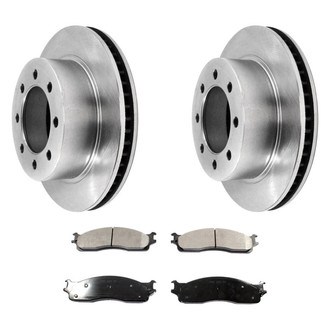 DuraGo® - Plain Front Brake Kit with Ceramic Pads