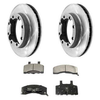 DuraGo® - Plain Front Brake Kit with Ceramic Pads