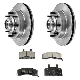 DuraGo® - Plain Front Brake Kit with Ceramic Pads
