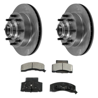 DuraGo® - Plain Front Brake Kit with Ceramic Pads
