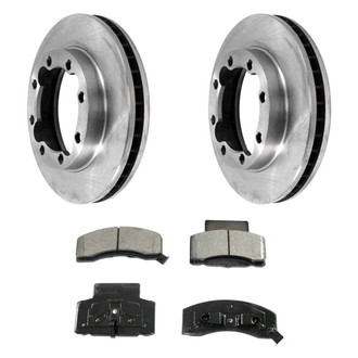 DuraGo® - Plain Front Brake Kit with Ceramic Pads