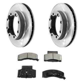 DuraGo® - Plain Front Brake Kit with Ceramic Pads