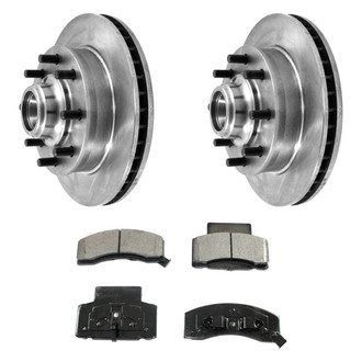 DuraGo® - Plain Front Brake Kit with Ceramic Pads
