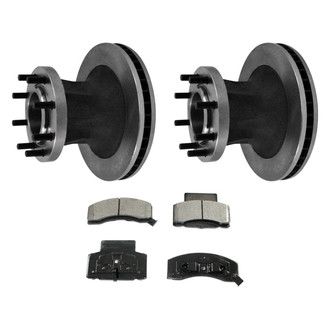 DuraGo® - Plain Front Brake Kit with Ceramic Pads