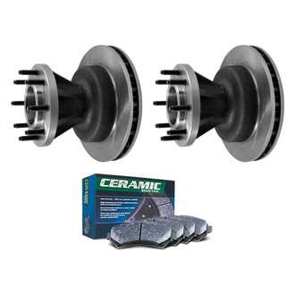 DuraGo® - Plain Front Brake Kit with Ceramic Pads