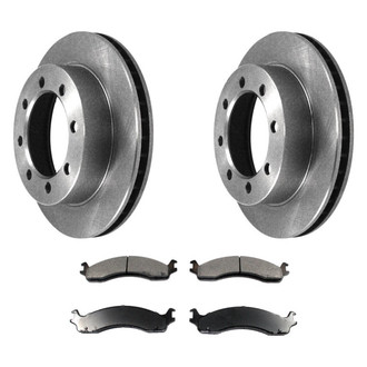 DuraGo® - Plain Front Brake Kit with Ceramic Pads