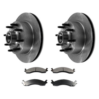 DuraGo® - Plain Front Brake Kit with Ceramic Pads