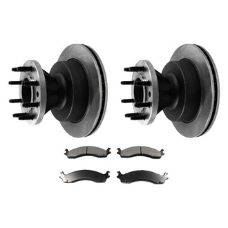 DuraGo® - Plain Front Brake Kit with Ceramic Pads