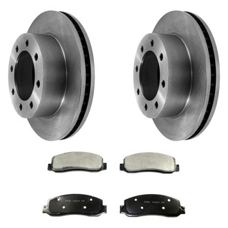 DuraGo® - Plain Front Brake Kit with Ceramic Pads