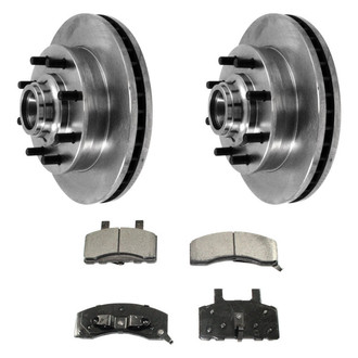 DuraGo® - Plain Front Brake Kit with Ceramic Pads