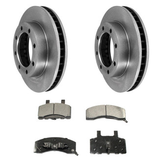 DuraGo® - Plain Front Brake Kit with Ceramic Pads