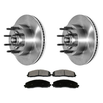 DuraGo® - Plain Front Brake Kit with Ceramic Pads