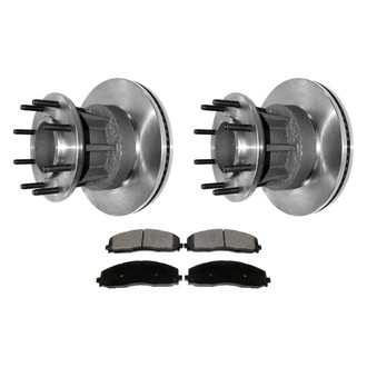 DuraGo® - Plain Front Brake Kit with Ceramic Pads
