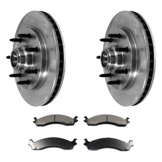 DuraGo® - Plain Front Brake Kit with Ceramic Pads