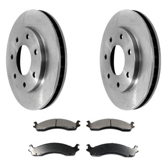 DuraGo® - Plain Front Brake Kit with Ceramic Pads