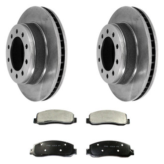 DuraGo® - Plain Front Brake Kit with Ceramic Pads
