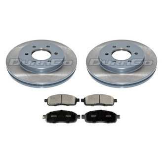 DuraGo® - Titanium Series 1-Piece Plain Brake Kit with Ceramic Brake Pads