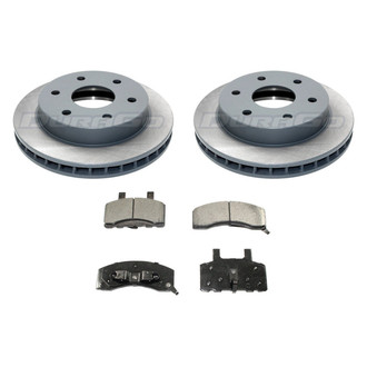 DuraGo® - Titanium Series 1-Piece Plain Brake Kit with Ceramic Brake Pads