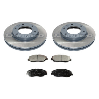 DuraGo® - Titanium Series Plain Front Brake Kit with Ceramic Pads