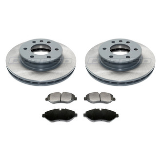 DuraGo® - Titanium Series Plain Brake Kit with Ceramic Pads