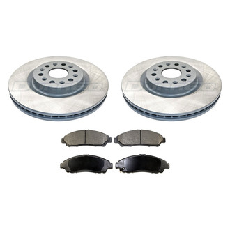 DuraGo® - Titanium Series Plain Brake Kit with Ceramic Pads