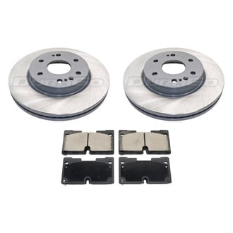 DuraGo® - Titanium Series 1-Piece Plain Brake Kit with Ceramic Brake Pads