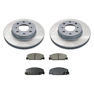 DuraGo® - Titanium Series 1-Piece Plain Brake Kit with Ceramic Brake Pads