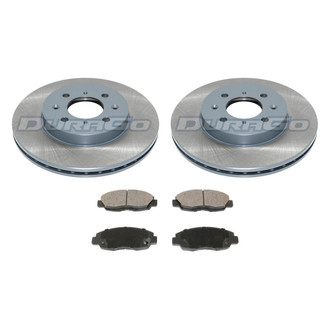 DuraGo® - Titanium Series Plain Front Brake Kit with Ceramic Pads