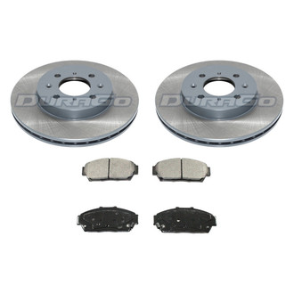 DuraGo® - Titanium Series Plain Front Brake Kit with Ceramic Pads