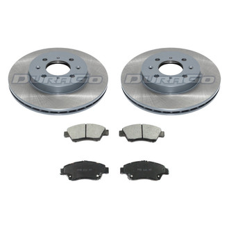 DuraGo® - Titanium Series Plain Front Brake Kit with Ceramic Pads