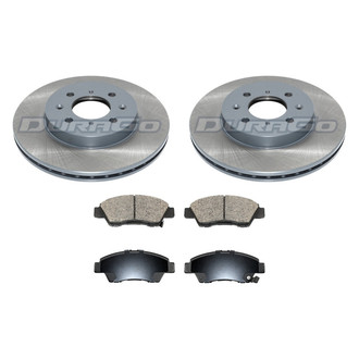 DuraGo® - Titanium Series Plain Front Brake Kit with Ceramic Pads