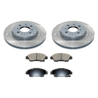 DuraGo® - Titanium Series 1-Piece Plain Brake Kit with Ceramic Brake Pads