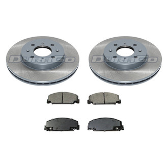DuraGo® - Titanium Series Plain Front Brake Kit with Ceramic Pads