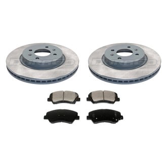 DuraGo® - Titanium Series 1-Piece Plain Brake Kit with Ceramic Brake Pads