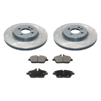 DuraGo® - Titanium Series Plain Front Brake Kit with Ceramic Pads