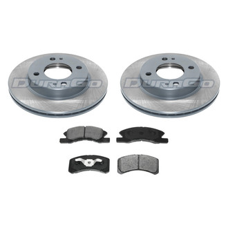 DuraGo® - Titanium Series 1-Piece Plain Brake Kit with Ceramic Brake Pads