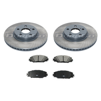 DuraGo® - Titanium Series Plain Front Brake Kit with Ceramic Pads