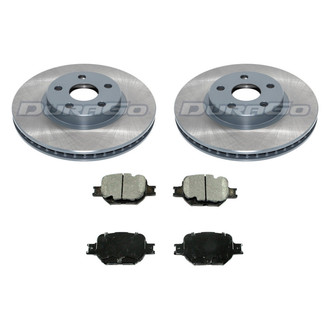 DuraGo® - Titanium Series Plain Front Brake Kit with Ceramic Pads