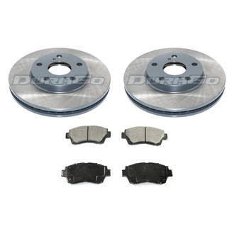 DuraGo® - Titanium Series Plain Front Brake Kit with Ceramic Pads