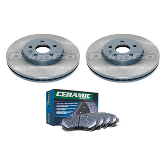 DuraGo® - Titanium Series Plain Front Brake Kit with Ceramic Pads