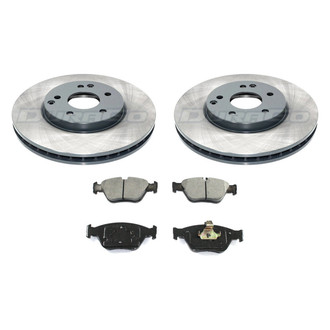 DuraGo® - Titanium Series Plain Front Brake Kit with Ceramic Pads
