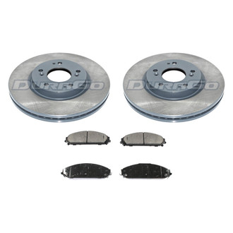 DuraGo® - Titanium Series Plain Front Brake Kit with Ceramic Pads