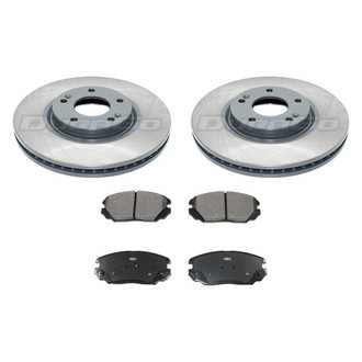 DuraGo® - Titanium Series 1-Piece Plain Brake Kit with Ceramic Brake Pads